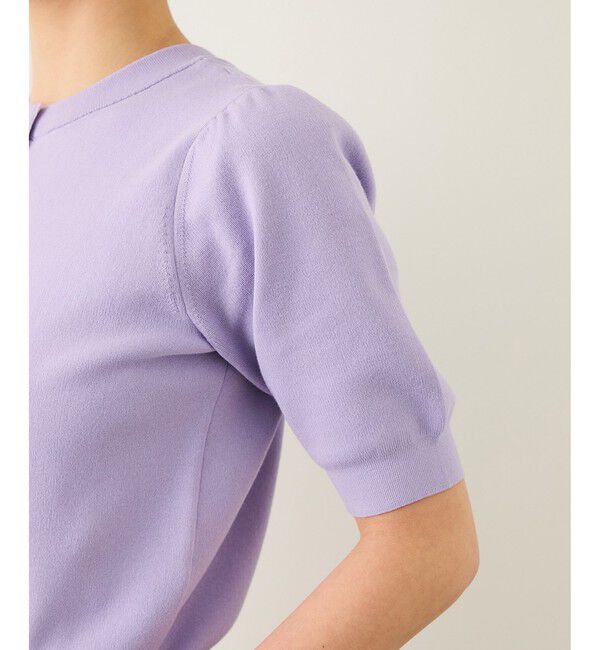 ROPE「前後2WAY5分袖プルオーバー/イージーケア」|ニット・セーター|