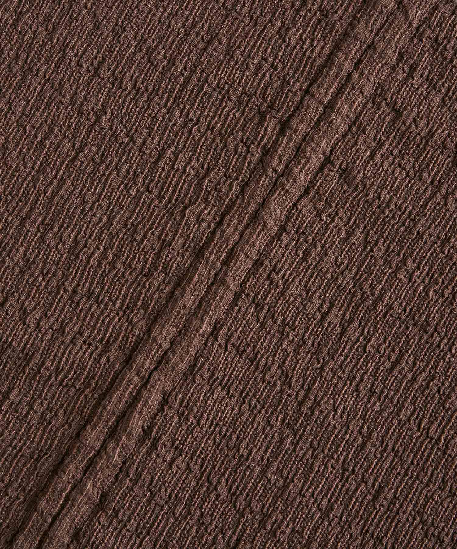 VIS「【洗える】ぽこぽこフロントシャーリングカットソー」|Tシャツ・カットソー|