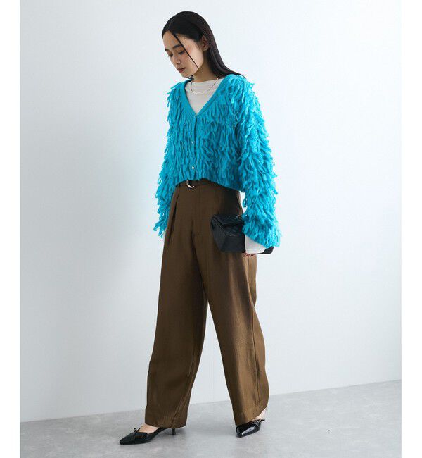 VIS「ループフリンジハート釦カーディガン」|カーディガン|