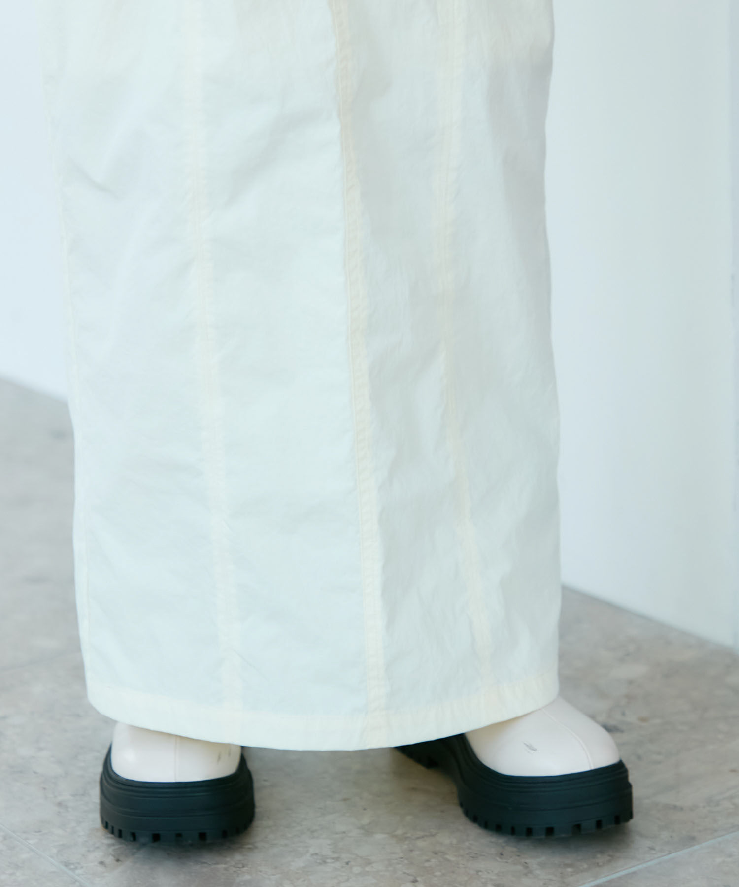 VIS「【洗える】裏起毛カーゴタイトスカート」|スカート|