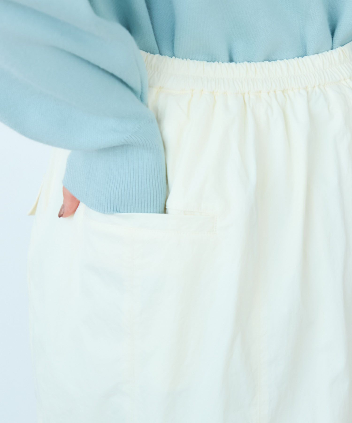 VIS「【洗える】裏起毛カーゴタイトスカート」|スカート|