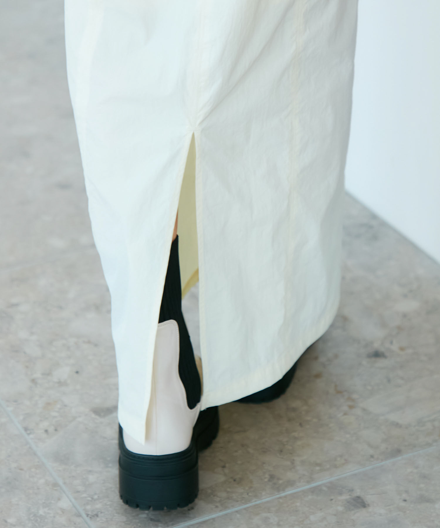 VIS「【洗える】裏起毛カーゴタイトスカート」|スカート|