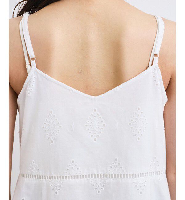 VIS「カットワークレースキャミミニワンピース」|ワンピース|