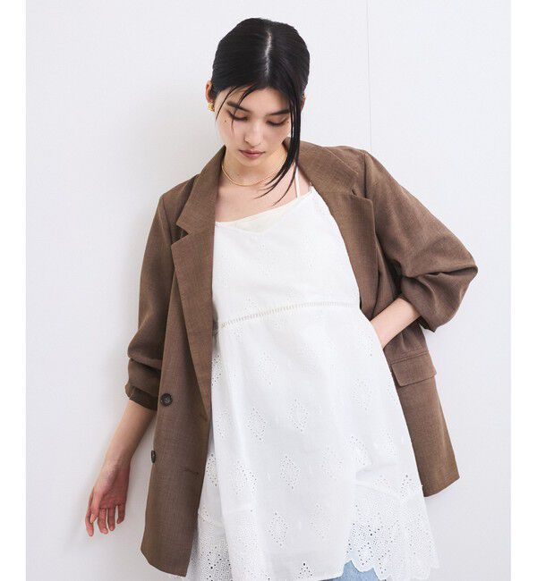 VIS「カットワークレースキャミミニワンピース」|ワンピース|