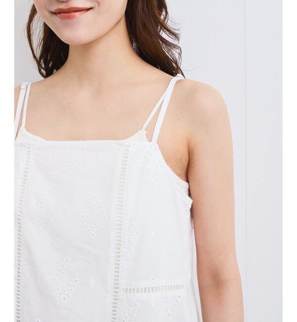 VIS「カットワークレースキャミミニワンピース」|ワンピース|