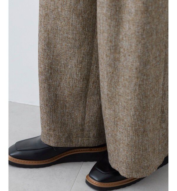 VIS「ツイード2タックワイドパンツ」|チノ|