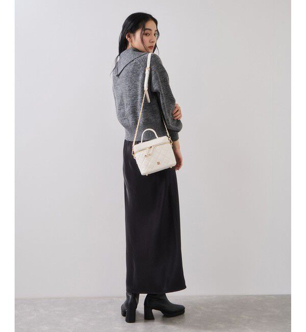 VIS「フロントジップニットプルオーバー/イージーケア」|ニット・セーター|