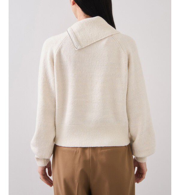 VIS「フロントジップニットプルオーバー/イージーケア」|ニット・セーター|