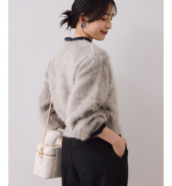 VIS「メタルシャギーネコヤーンニット/静電気防止」|ニット・セーター|