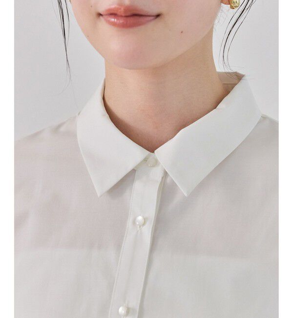 VIS「ウエーブヘムペプラムシャツ」|シャツ・ブラウス|