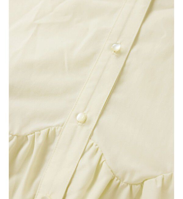 VIS「ウエーブヘムペプラムシャツ」|シャツ・ブラウス|