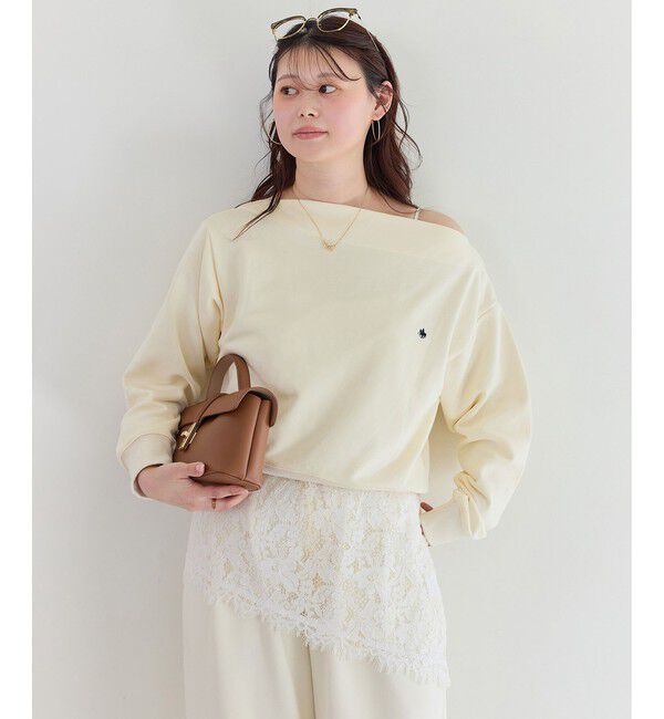 VIS「レースアシンメトリーキャミソール」|キャミソール|