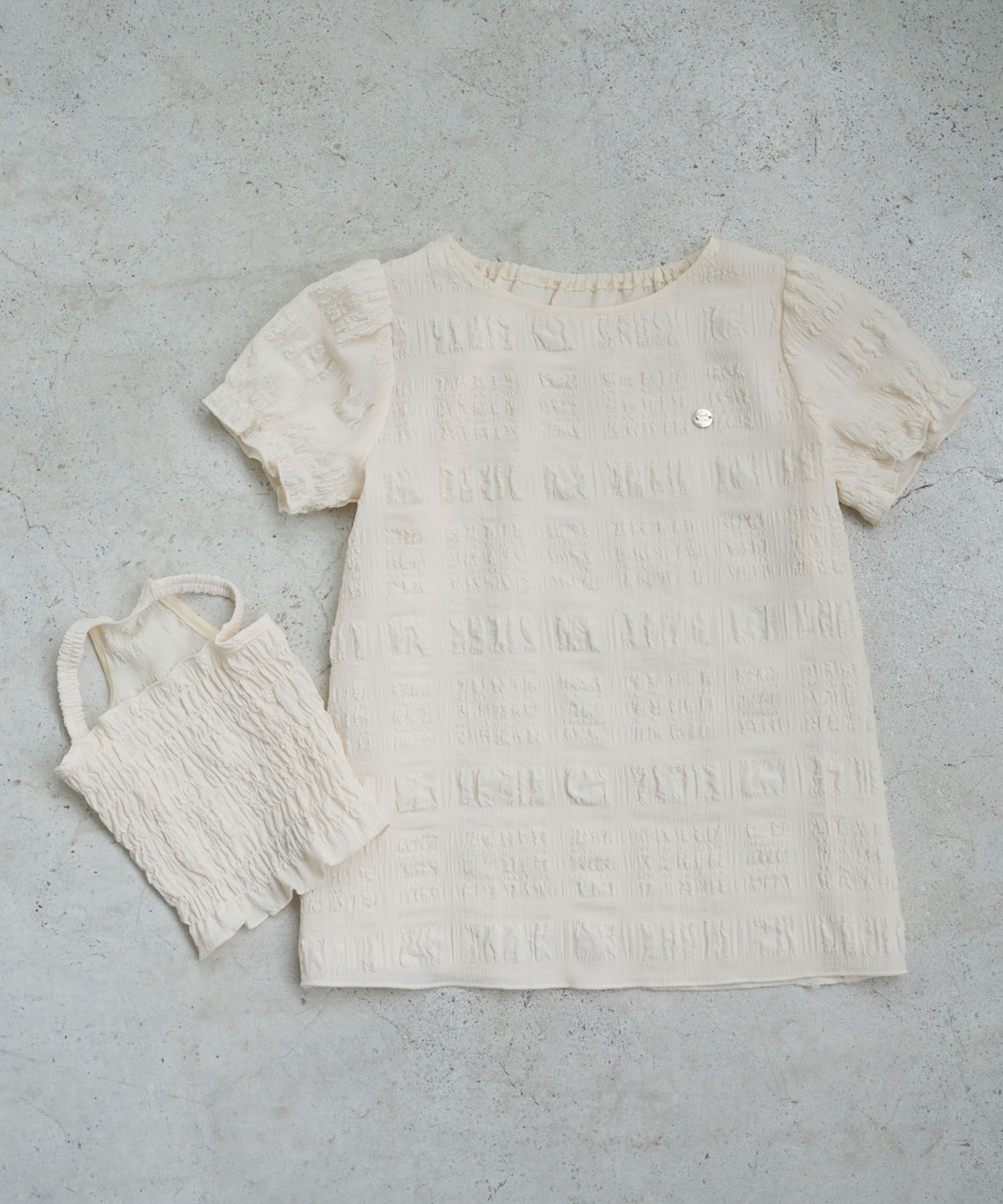 ROPE PICNIC PASSAGE「【DOG】ぽこぽこキャミワンピース」|その他|