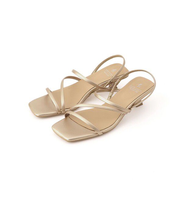 ROPE PICNIC PASSAGE「ナローストラップキトゥンヒールサンダル」|サンダル|