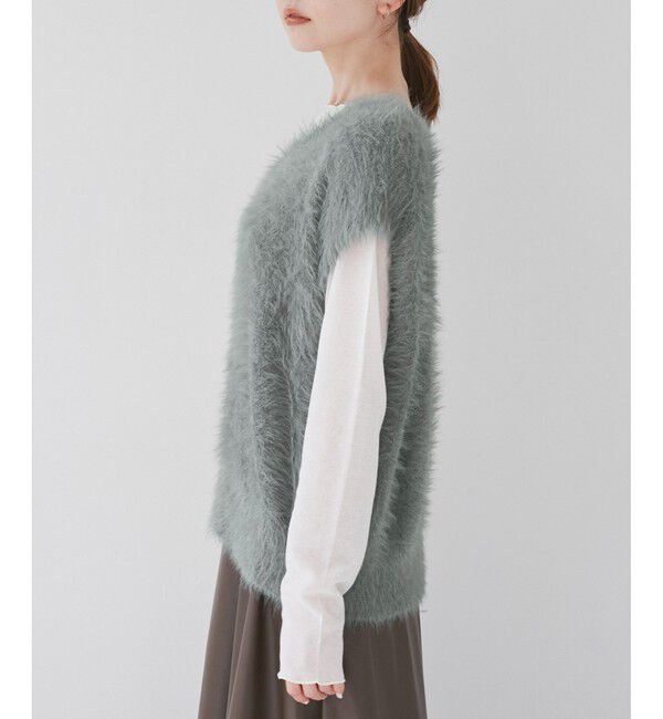 Rope&rsquo;Picnic「シャギーニットベスト」|ベスト・ジレ|