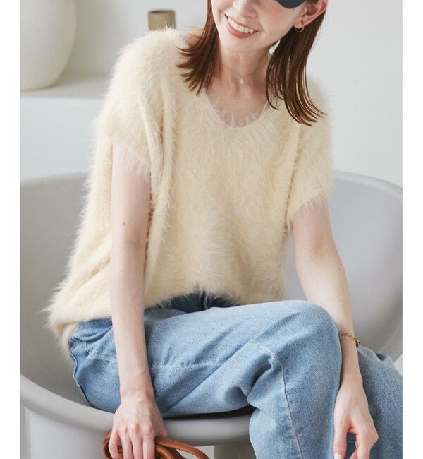 Rope&rsquo;Picnic「シャギーニットベスト」|ベスト・ジレ|キナリ(16)