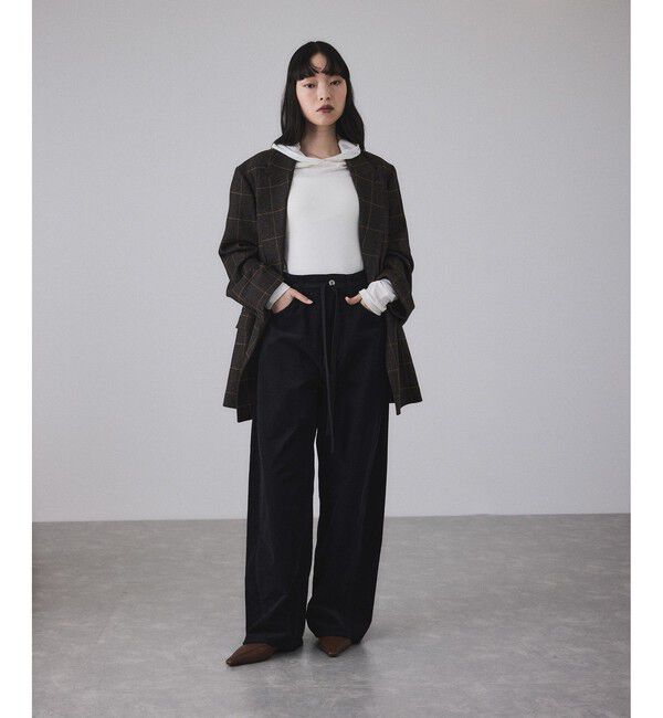 ADAM ET ROPE'「【新色追加】ガーメントダイコーデュロイパンツ」|チノ|