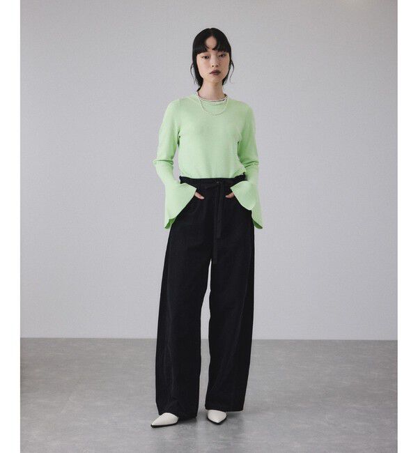 ADAM ET ROPE'「【新色追加】ガーメントダイコーデュロイパンツ」|チノ|