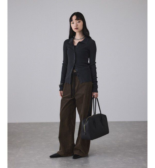 ADAM ET ROPE'「【新色追加】ガーメントダイコーデュロイパンツ」|チノ|