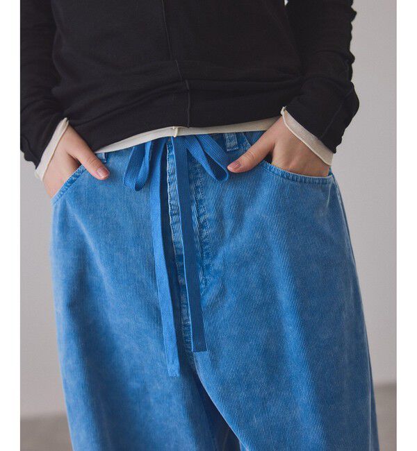 ADAM ET ROPE'「【新色追加】ガーメントダイコーデュロイパンツ」|チノ|