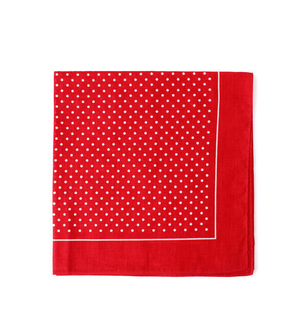 LABOUR AND WAIT「【LABOUR AND WAIT】POLKADOT HANDKERCHIEF RED」|タオル|RED