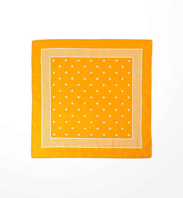 LABOUR AND WAIT「【LABOUR AND WAIT】SPOTTY HANDKERCHIEF YELLOW」|タオル|