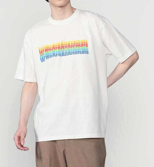  「STUDIO WEAREALLANIMALS | Inverted Arch 半袖Tシャツ MEN」|Tシャツ・カットソー|