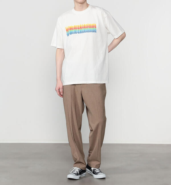  「STUDIO WEAREALLANIMALS | Inverted Arch 半袖Tシャツ MEN」|Tシャツ・カットソー|