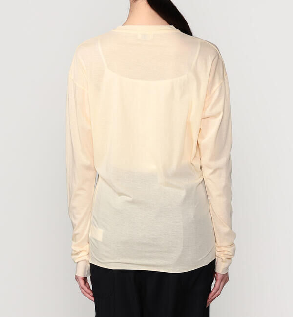 UNFIL「UNFIL | コットン シアージャージー長袖Tシャツ WOMEN」|Tシャツ・カットソー|