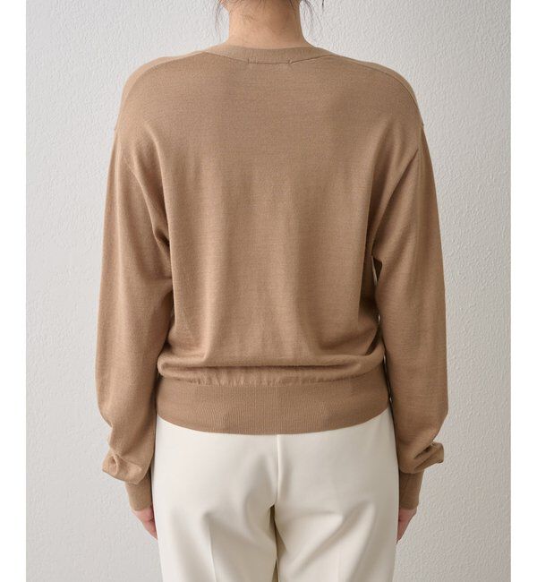  「16G Vネックカーディガン」|ニット・セーター|