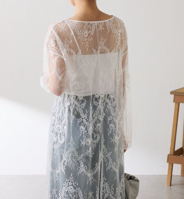  「【Nuel/ヌエル】 レースレイヤードワンピース」|ワンピース|