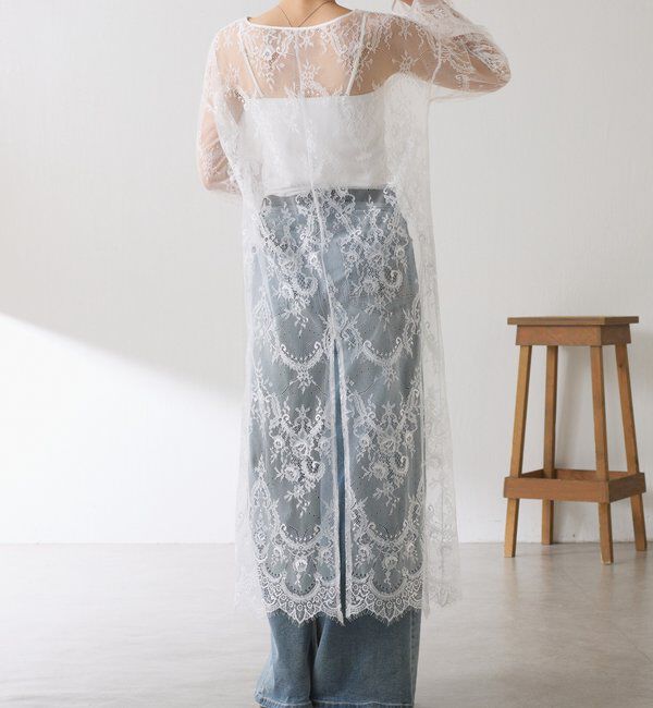  「【Nuel/ヌエル】 レースレイヤードワンピース」|ワンピース|