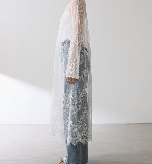  「【Nuel/ヌエル】 レースレイヤードワンピース」|ワンピース|