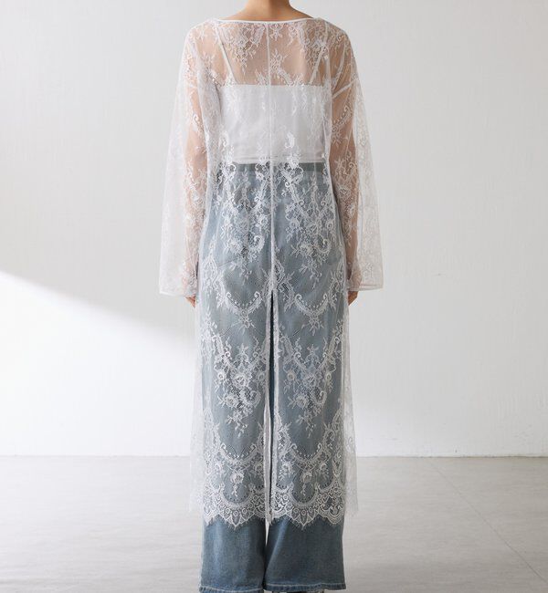  「【Nuel/ヌエル】 レースレイヤードワンピース」|ワンピース|