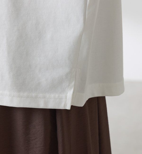  「ミニビーズロゴフレンチTシャツ」|Tシャツ・カットソー|