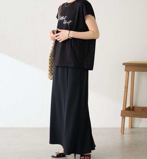  「ミニビーズロゴフレンチTシャツ」|Tシャツ・カットソー|