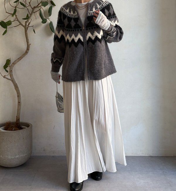  「パネルプリーツスカート」|スカート|