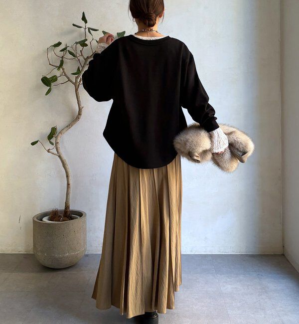  「パネルプリーツスカート」|スカート|