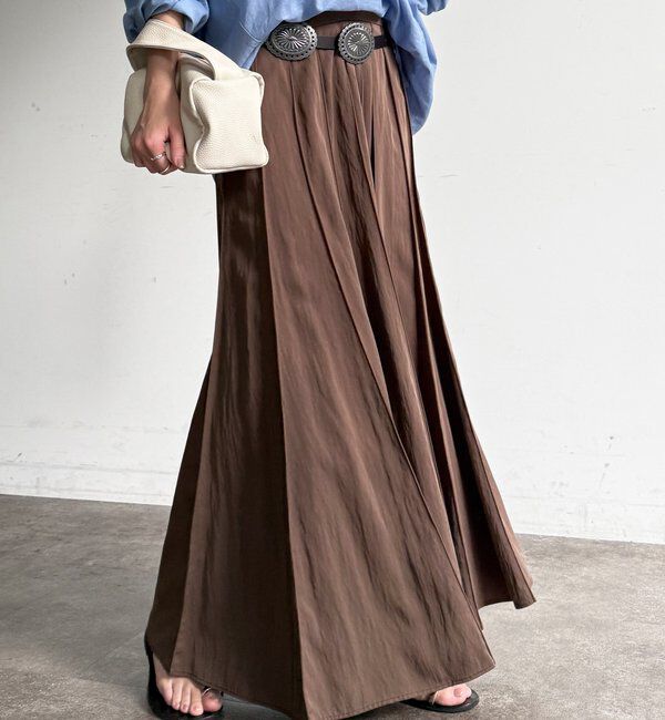  「パネルプリーツスカート」|スカート|