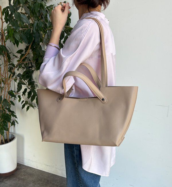  「【WEB限定】横長2wayトートポーチ付」|トートバッグ|