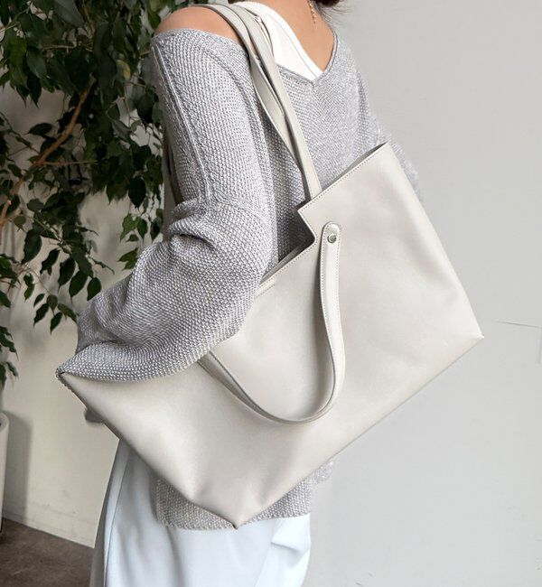  「【WEB限定】横長2wayトートポーチ付」|トートバッグ|