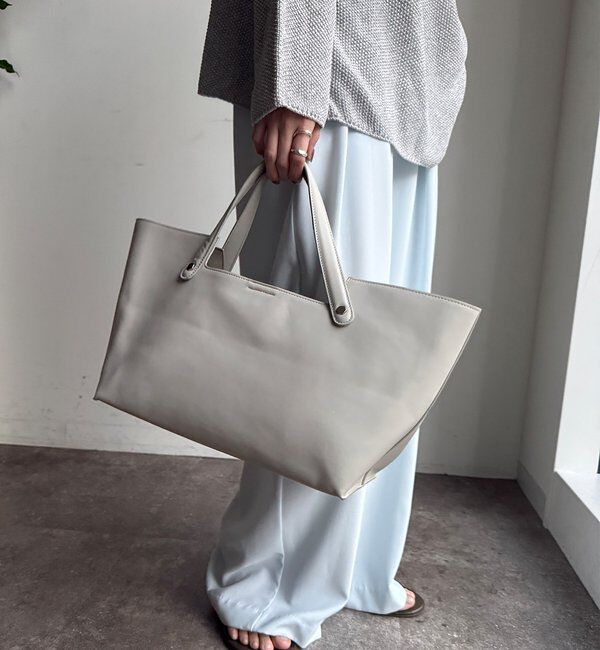  「【WEB限定】横長2wayトートポーチ付」|トートバッグ|