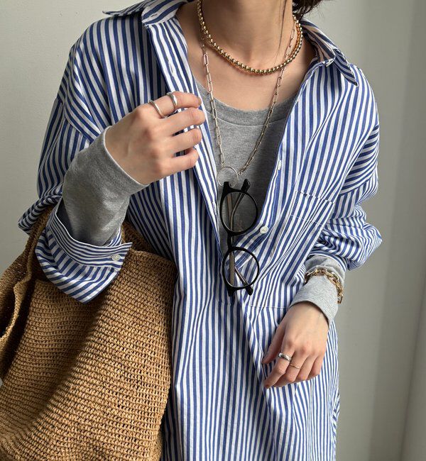  「ロングロンTEE」|Tシャツ・カットソー|グレー