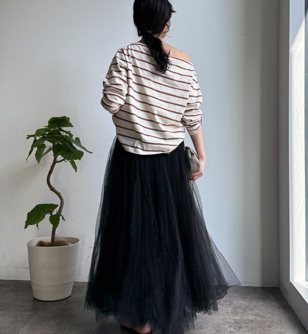  「マルチボーダーオフショルTEE」|Tシャツ・カットソー|