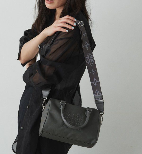  「《WEB限定》コーデュラナイロン2WAYミニボストンバッグ」|ボストンバッグ|グレー