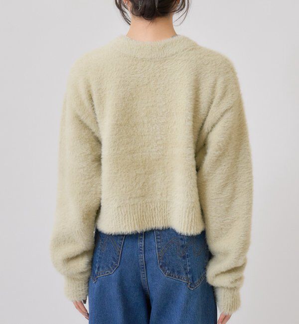  「ミンクライクジャケットカーディガン」|カーディガン|