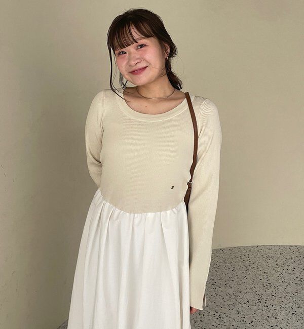  「【@__misa__03企画】プレート付きドッキングワンピース」|ワンピース|