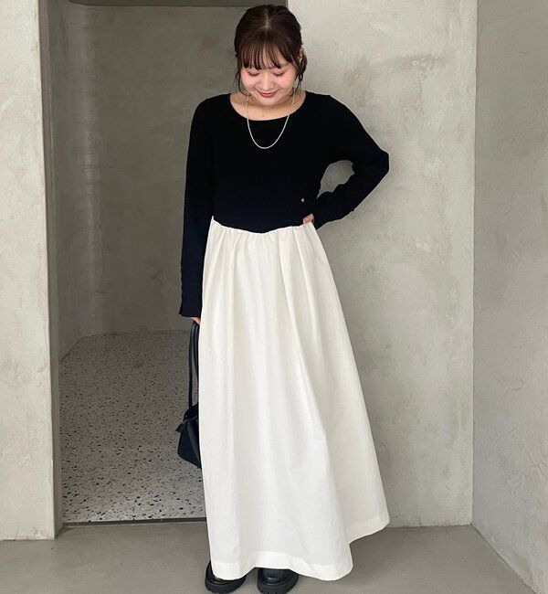  「【@__misa__03企画】プレート付きドッキングワンピース」|ワンピース|