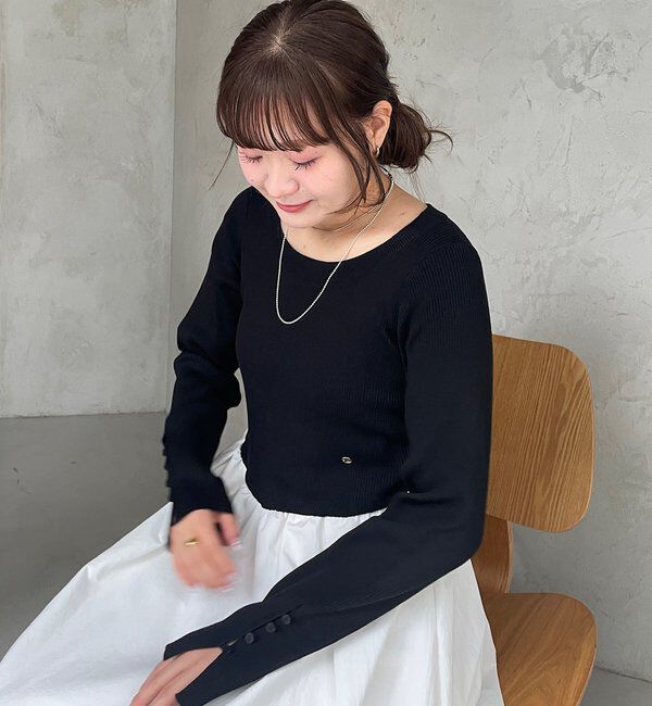  「【@__misa__03企画】プレート付きドッキングワンピース」|ワンピース|