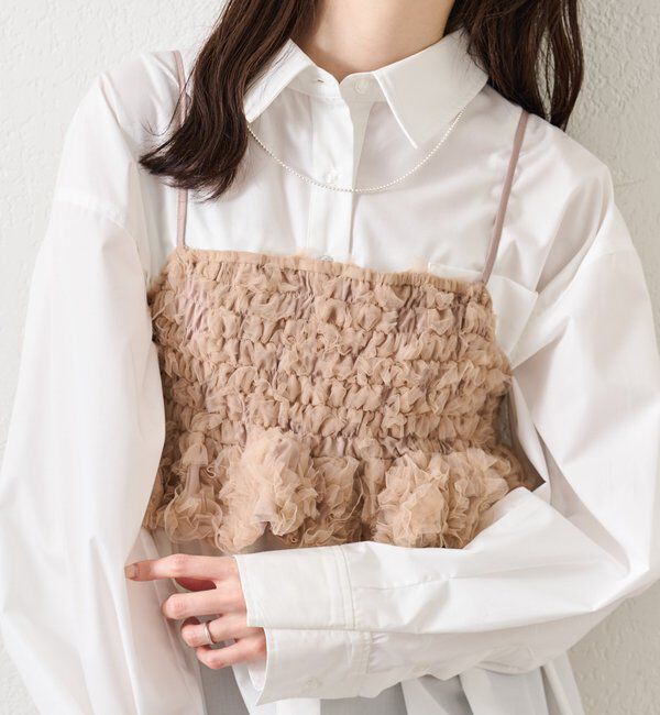  「バックシャンチュールビスチェ」|シャツ・ブラウス|